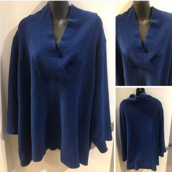 3/$25 PENNINGTONS 5X Royal blue sweater - Picture 1 of 1
